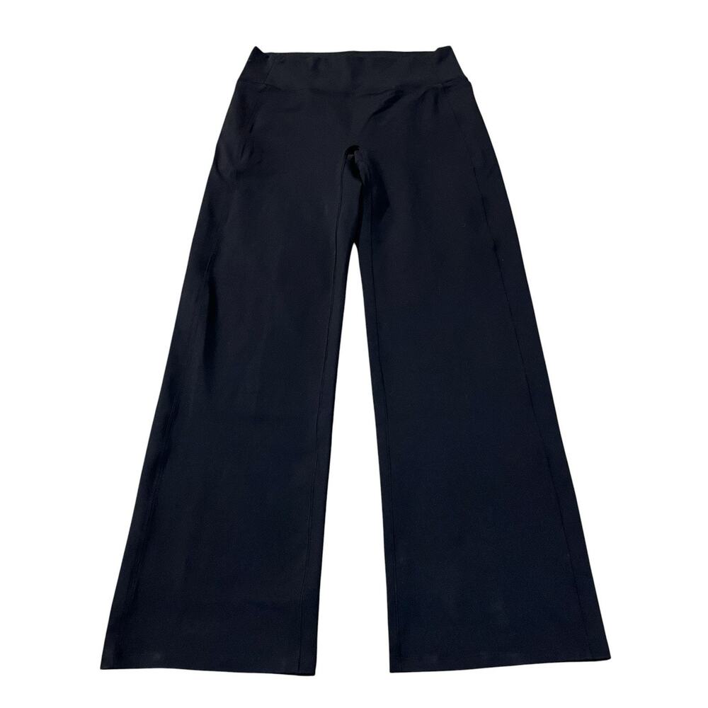 Calia Essential Straight Leg Pants Large Black High Rise Pull On Athleisure Yoga